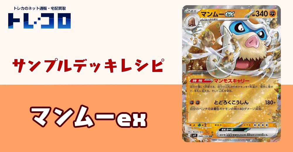 ポケカデッキレシピ紹介】その大きさに圧倒される！？並び立つ二