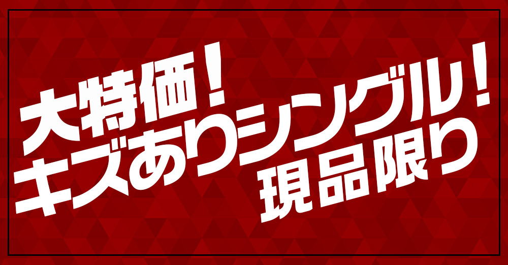 キズあり大特価！