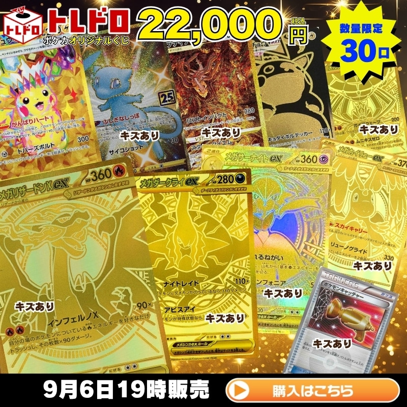ポケカ】9月6日発売!トレドロ22,000円クジ!!: カードを買う/ カード